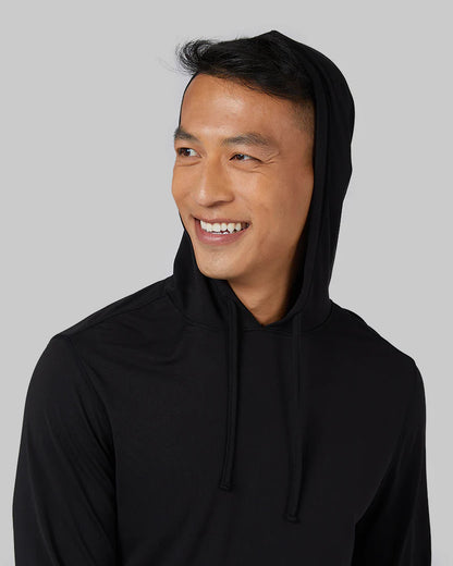 Men's Cool Long Sleeve Hooded T-Shirt