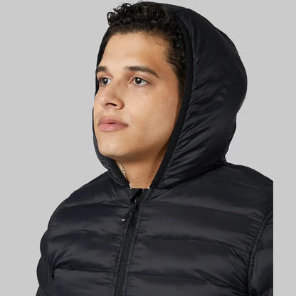 Men's Hooded Sherpa-Lined Jacket