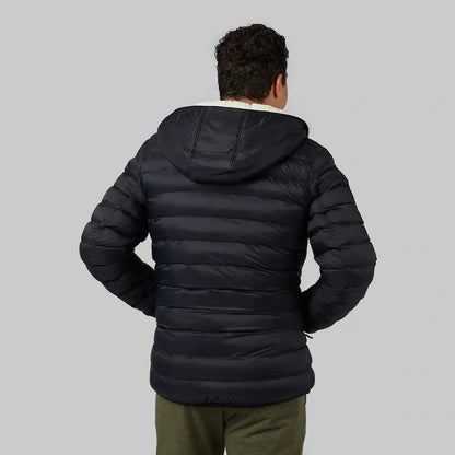 Men's Hooded Sherpa-Lined Jacket